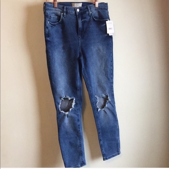 Free People High Rise Jeans - Picture 2 of 4